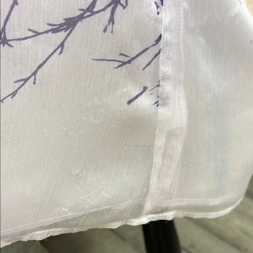 Coldwater Creek Purple Sleeveless Lined Blouse - Picture 8 of 9